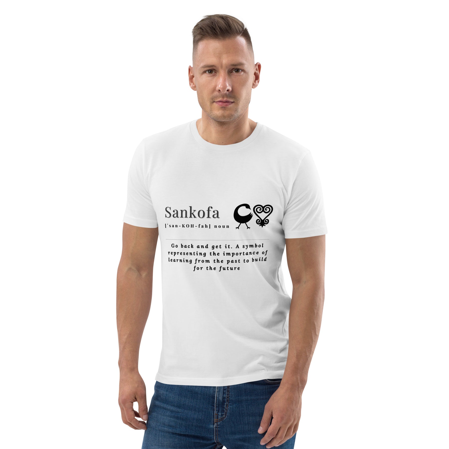 SANKOFA-Unisex Organic Cotton T-Shirt - TRIPLE-A