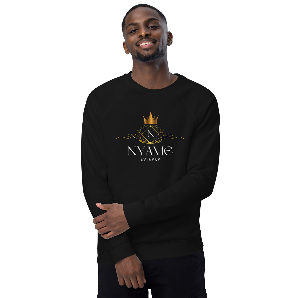 NYAME NE HENE- Unisex Organic Sweatshirt - TRIPLE-A