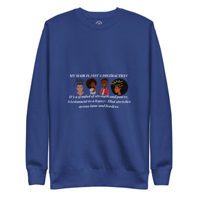 MY HAIR-Unisex Premium Sweatshirt - TRIPLE-A