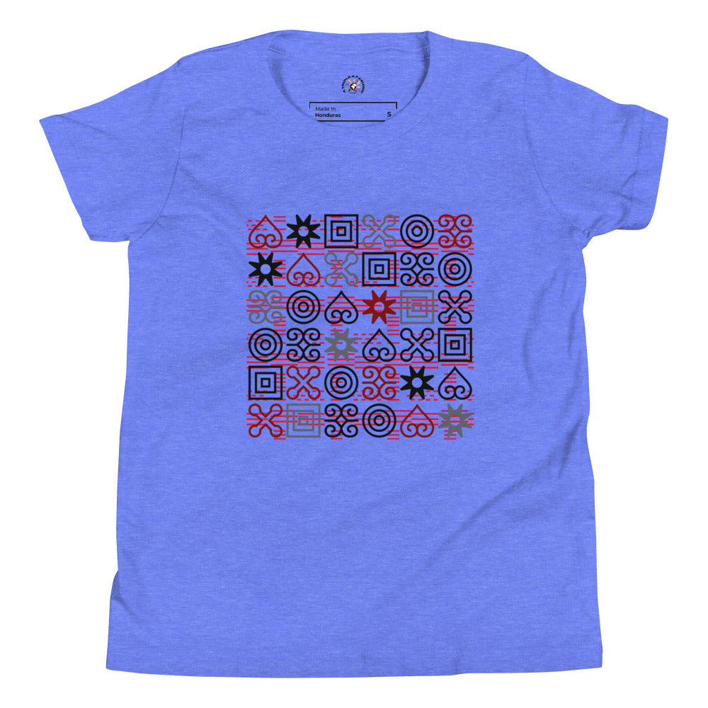 ADINKRA-Youth Unisex T-Shirt - TRIPLE-A